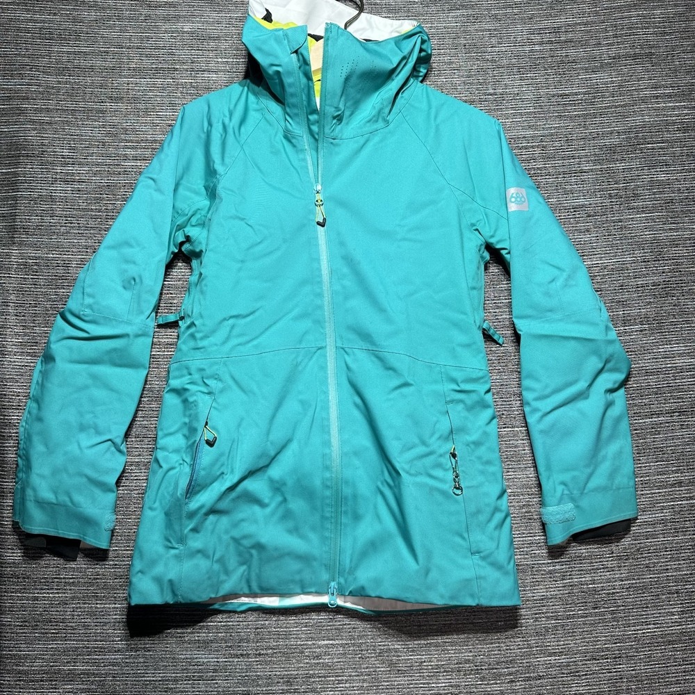 686 GLCR Jacket Womens XS Blue Full Zip Infidry Thermal Rating 6